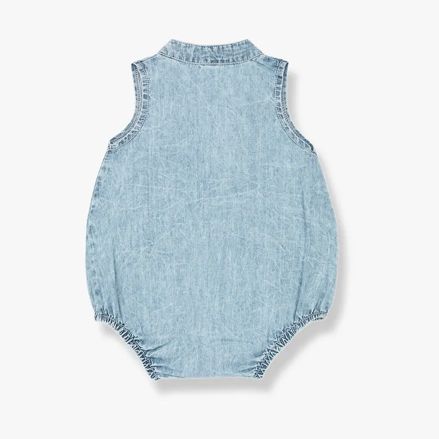 1   IN THE FAMILY GUIDO DENIM ROMPER