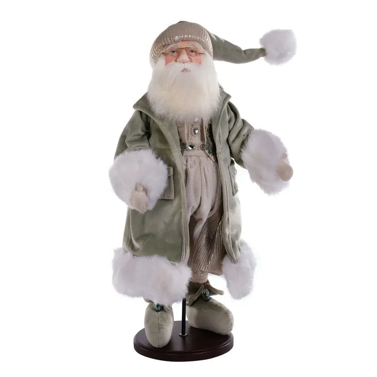 17" Jewel-Tide Santa Doll with Stand