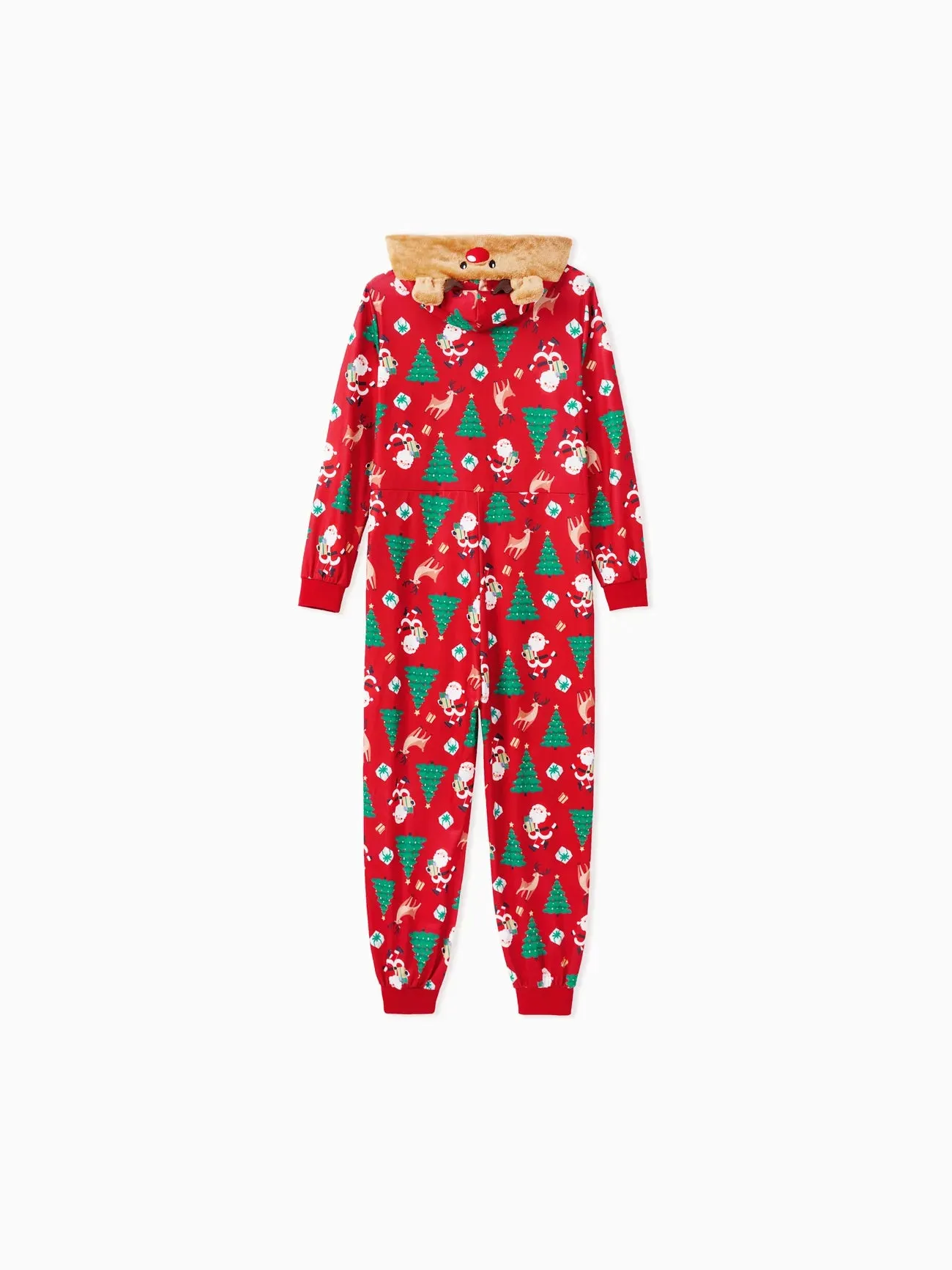 3D Reindeer Hooded Christmas Family Pajama Set