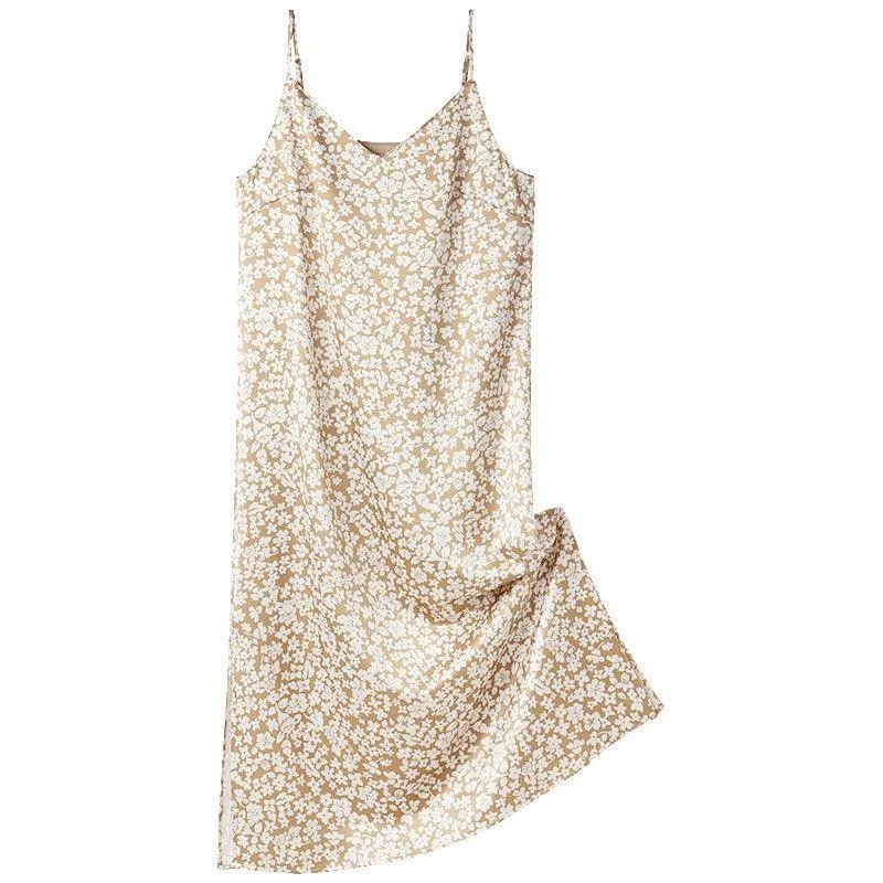 Acetate Printed Slip Dress