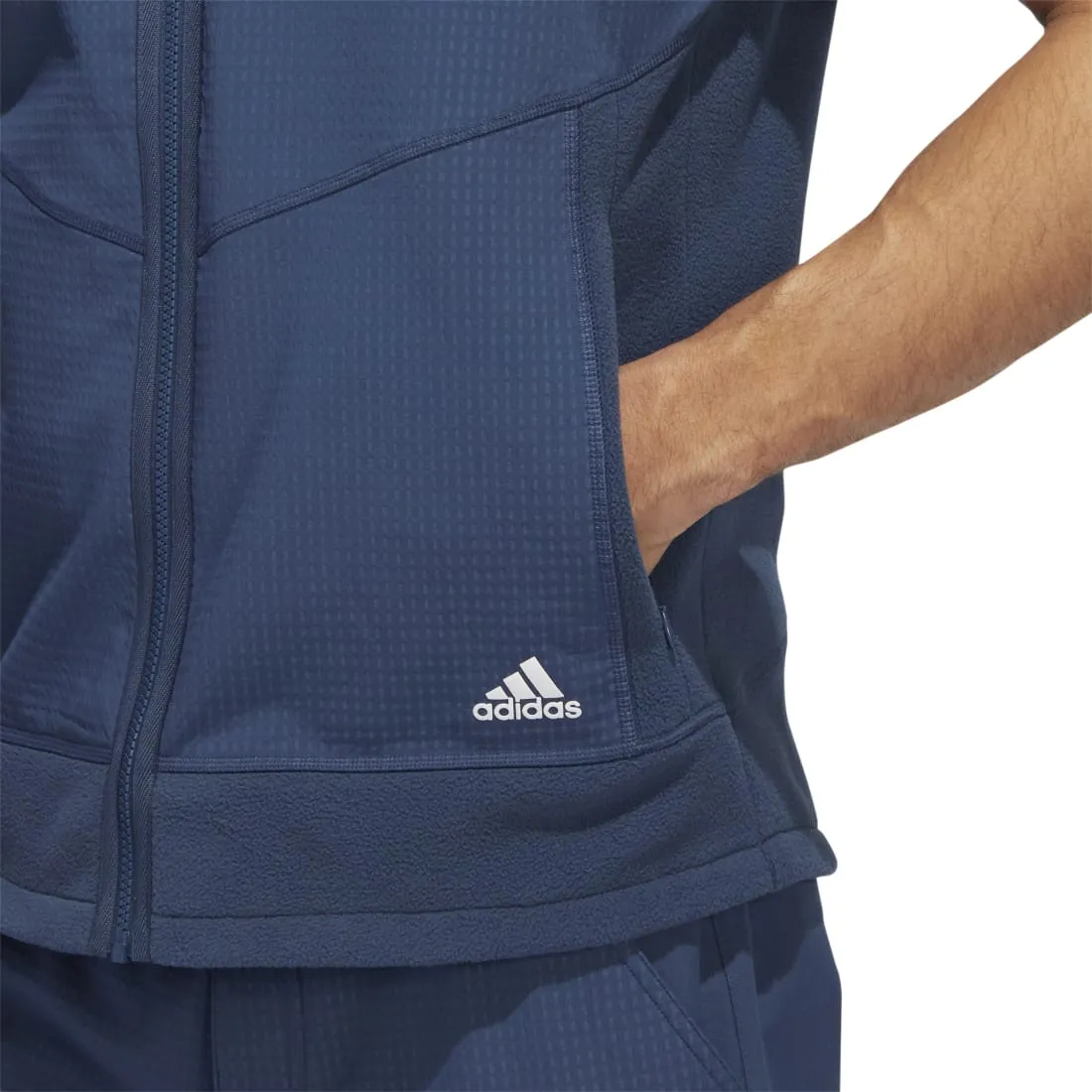 adidas Hooded Full Zip Golf Vest HF6565