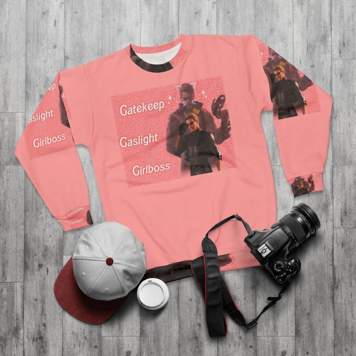 Albert Wesker 'Gaslight Gatekeep Girlboss' Resident Evil Sweatshirt