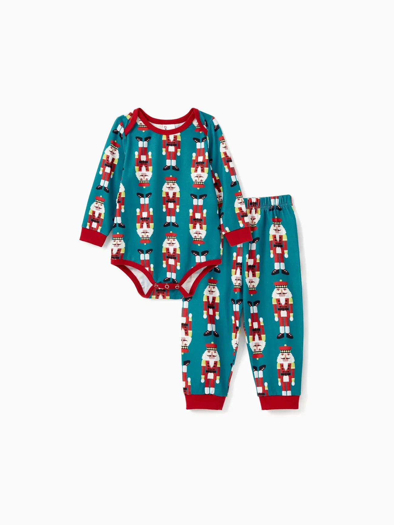 Allover Nutcracker Pattern Family Matching Pajama Set