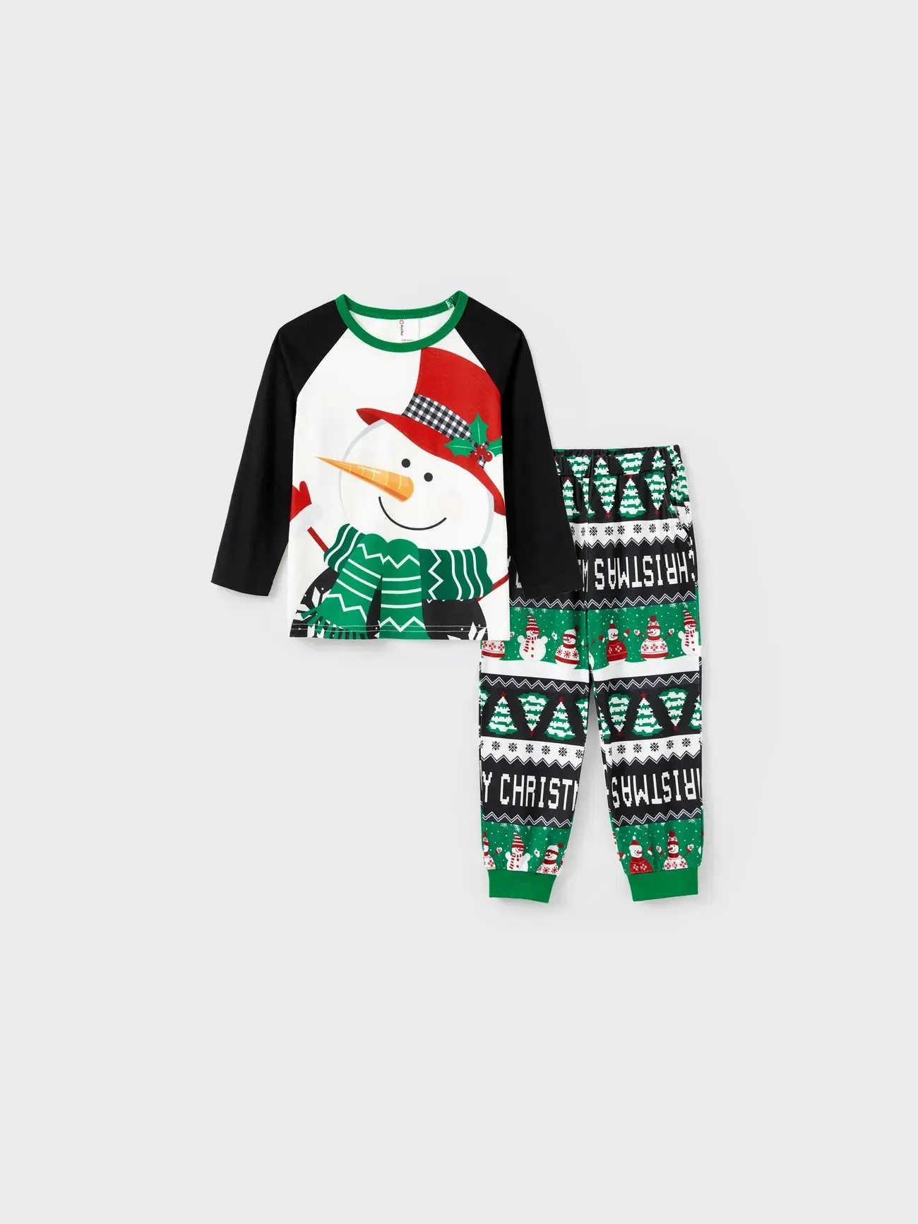 Allover Pattern Pants Family Matching Pajama Set