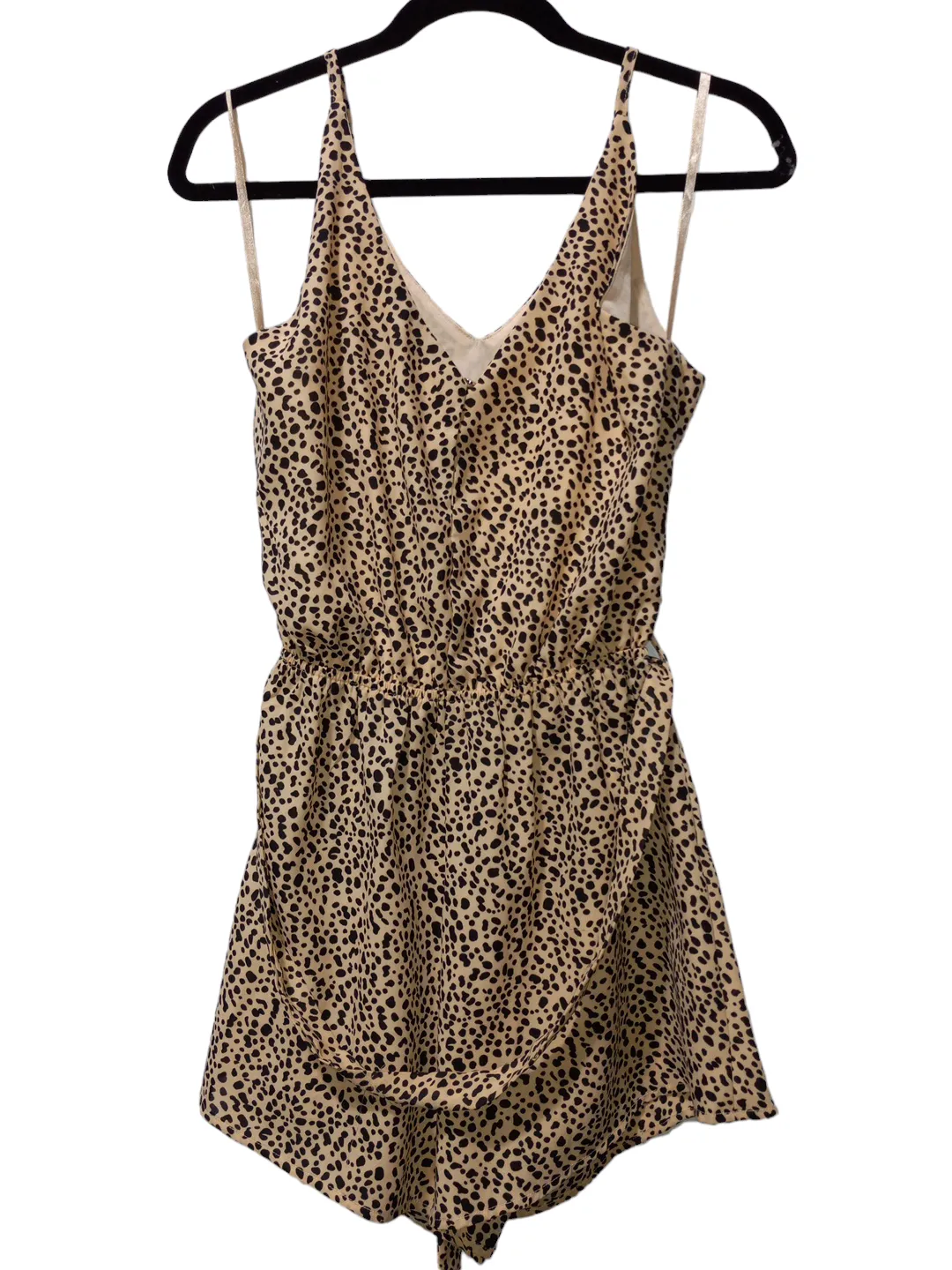 Animal Print Romper She   Sky, Size M