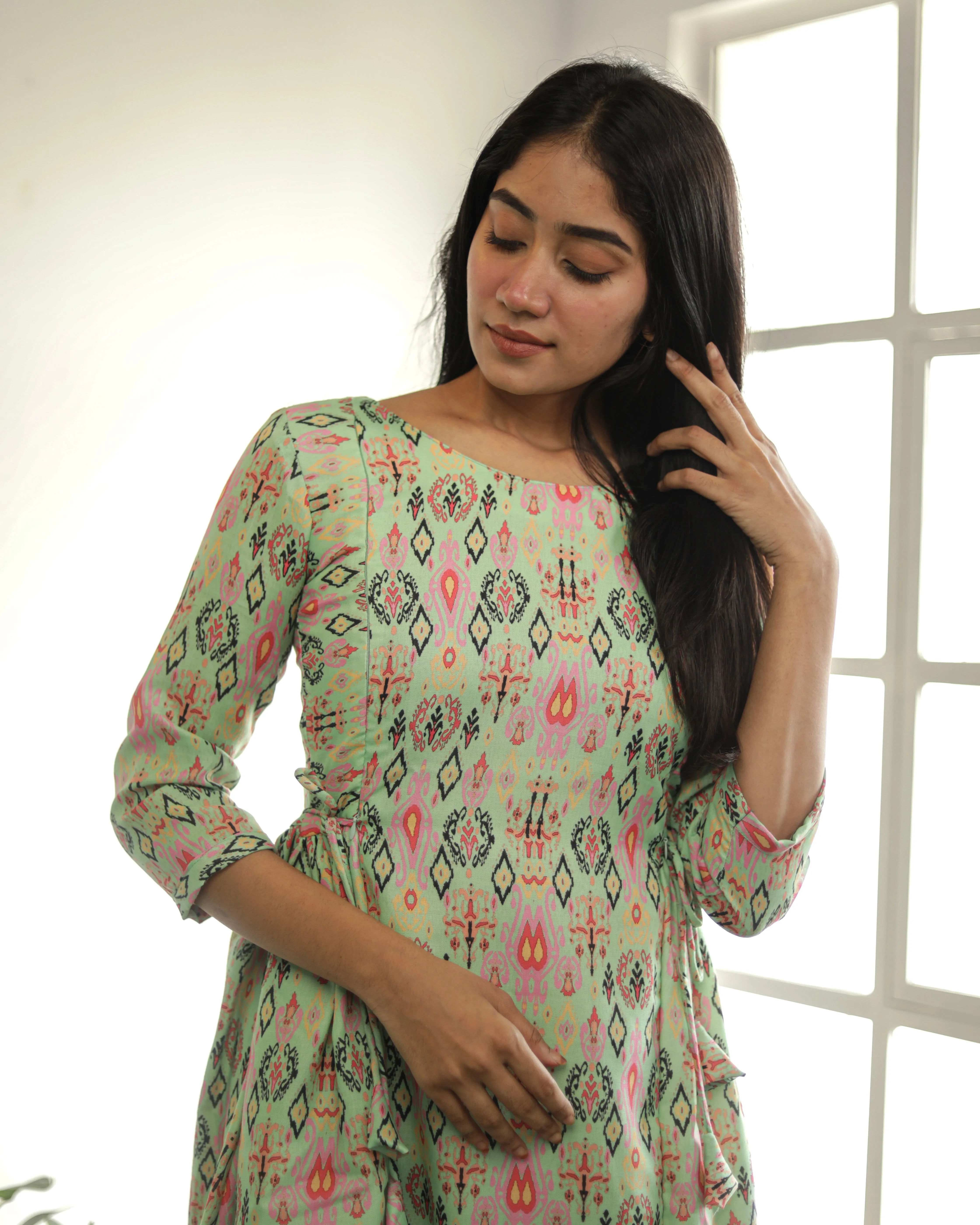 Aqua Vine - Non Feeding Dress/ Kurti