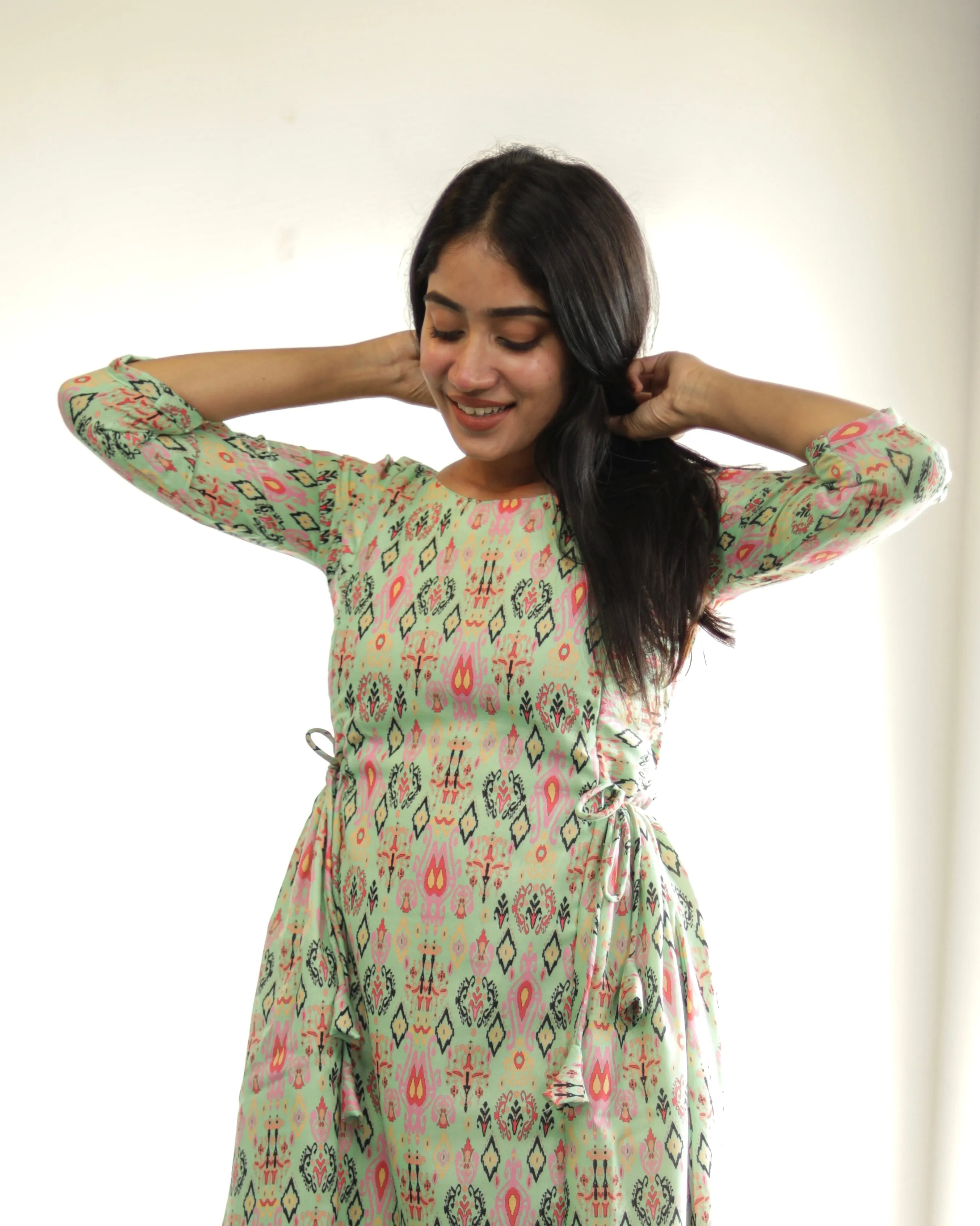 Aqua Vine - Non Feeding Dress/ Kurti