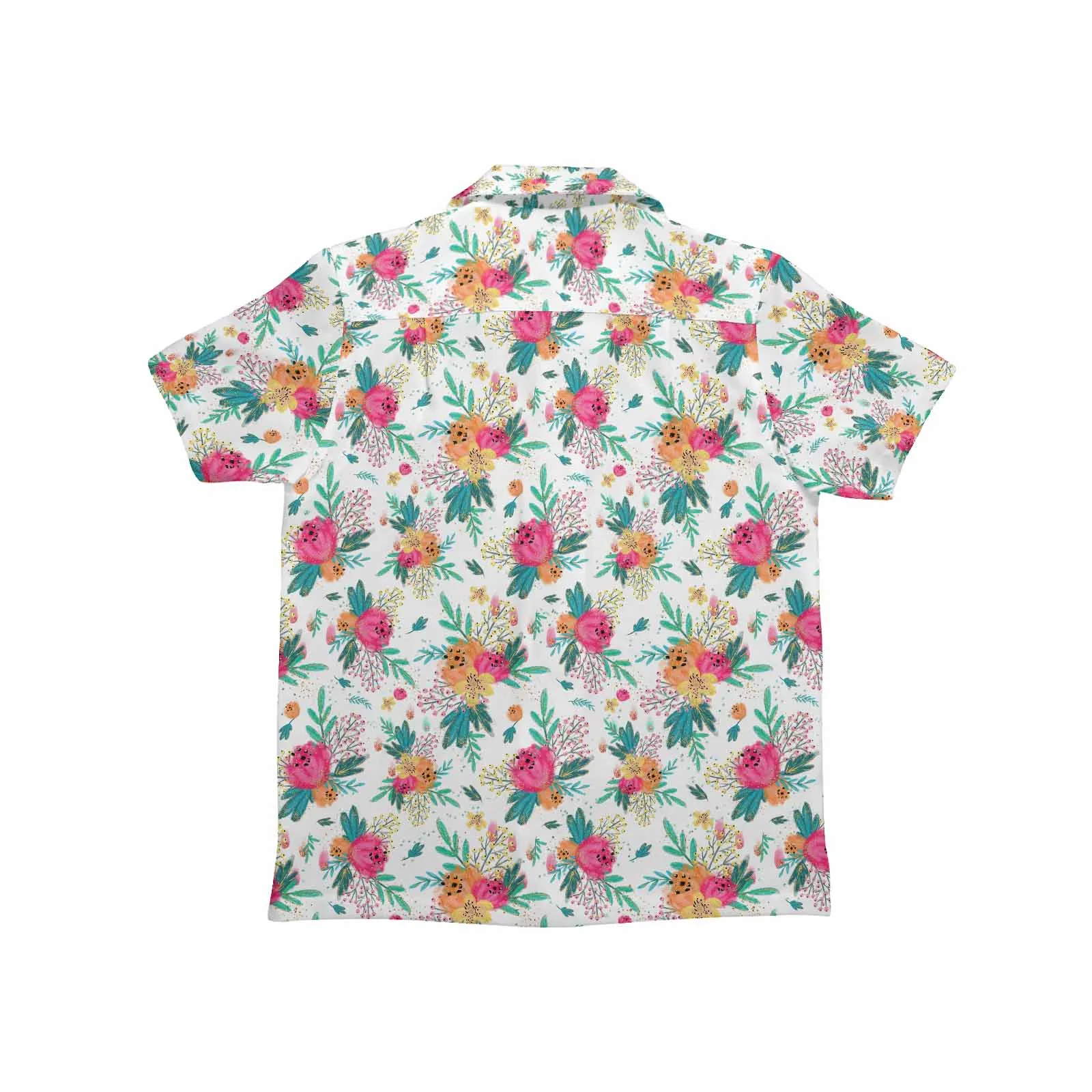 Australian Floral  Little Boys Hawaiian Shirt