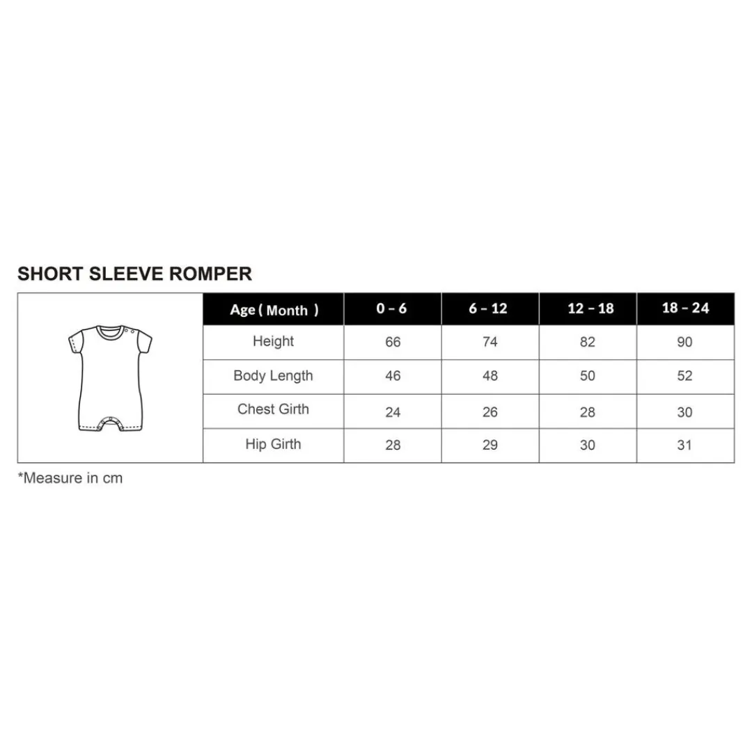 Baa Baa Sheepz SPECIAL EDITION - Romper Short Sleeve Globe White