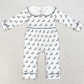 Baby Infant Boys Rompers Long Sleeve Ducks Rompers LR0943