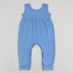 Baby Infant Girls Rompers Blue Sleeveless Summer Rompers SR1448