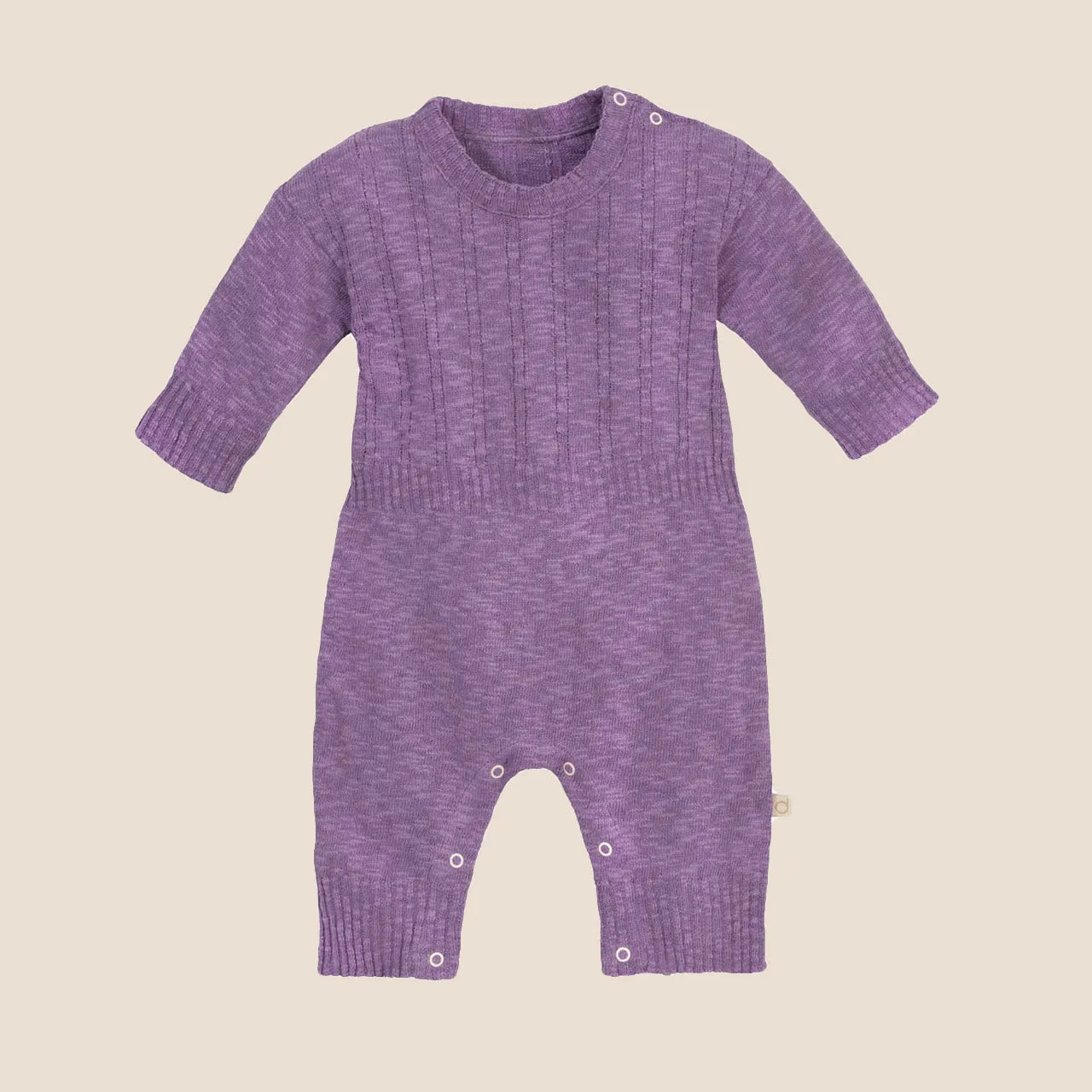 Baby Knitted Summer Romper - Organic Linen/Cotton (0-12m) *Pre-order