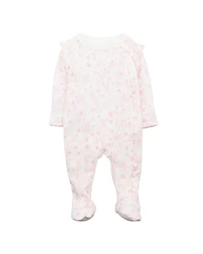 BEBE EVIE TOILE PRINT LS ONESIE