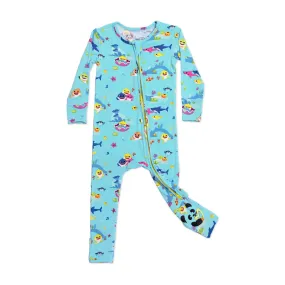 Bellabu Bear Convertible Footie - Baby Shark