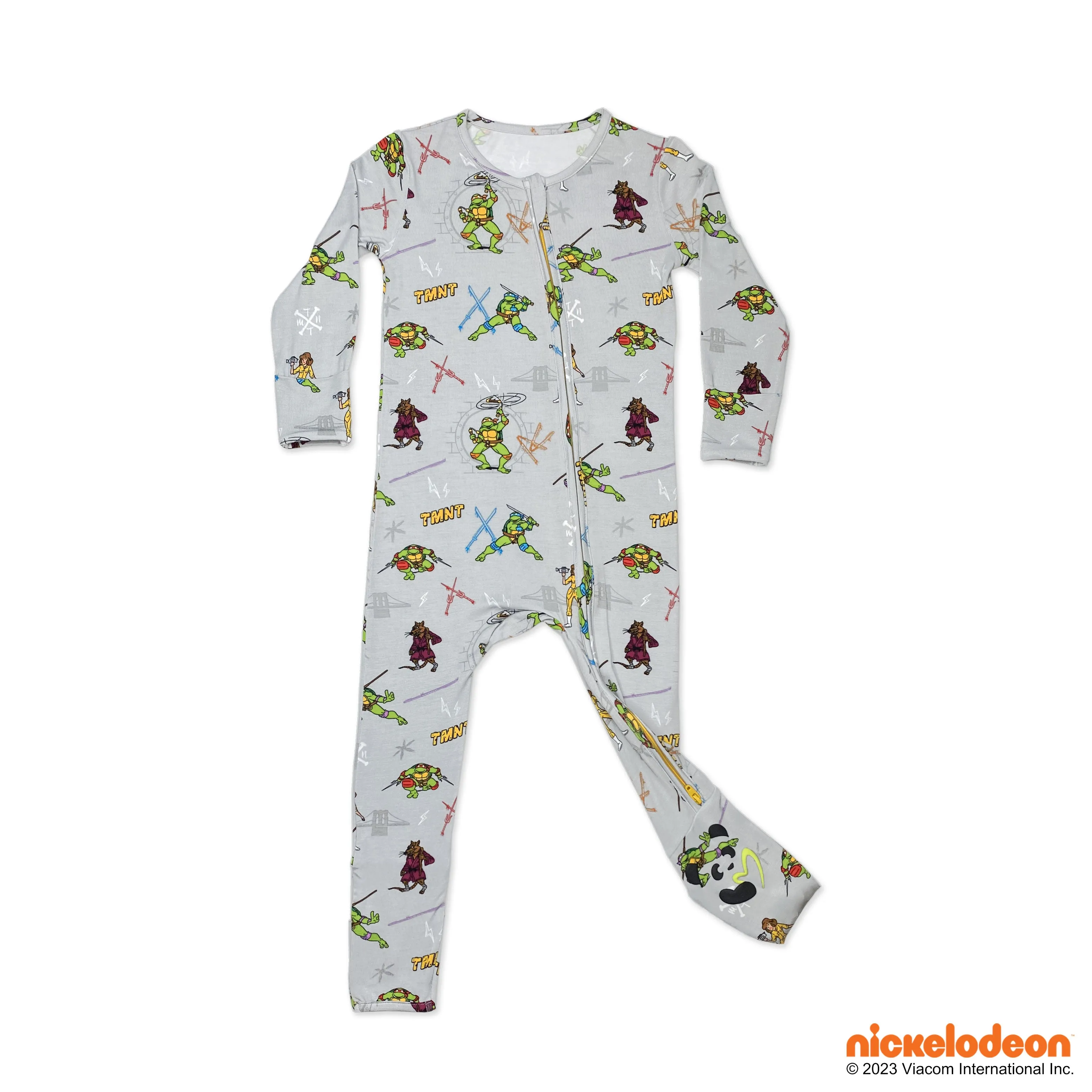 Bellabu Bear Convertible Footie - Teenage Mutant Ninja Turtles Retro