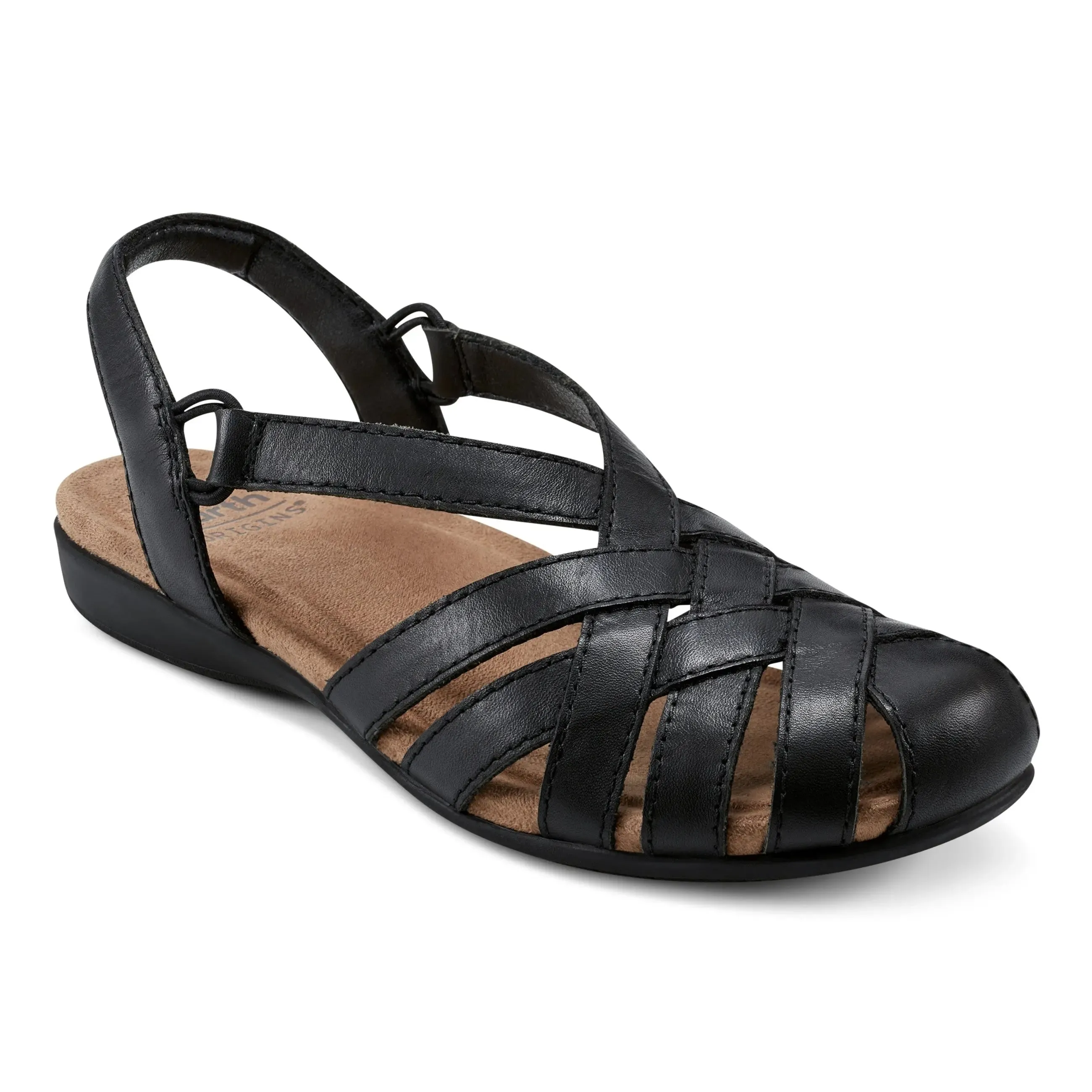 Berri Woven Casual Round Toe Slip-on Sandals