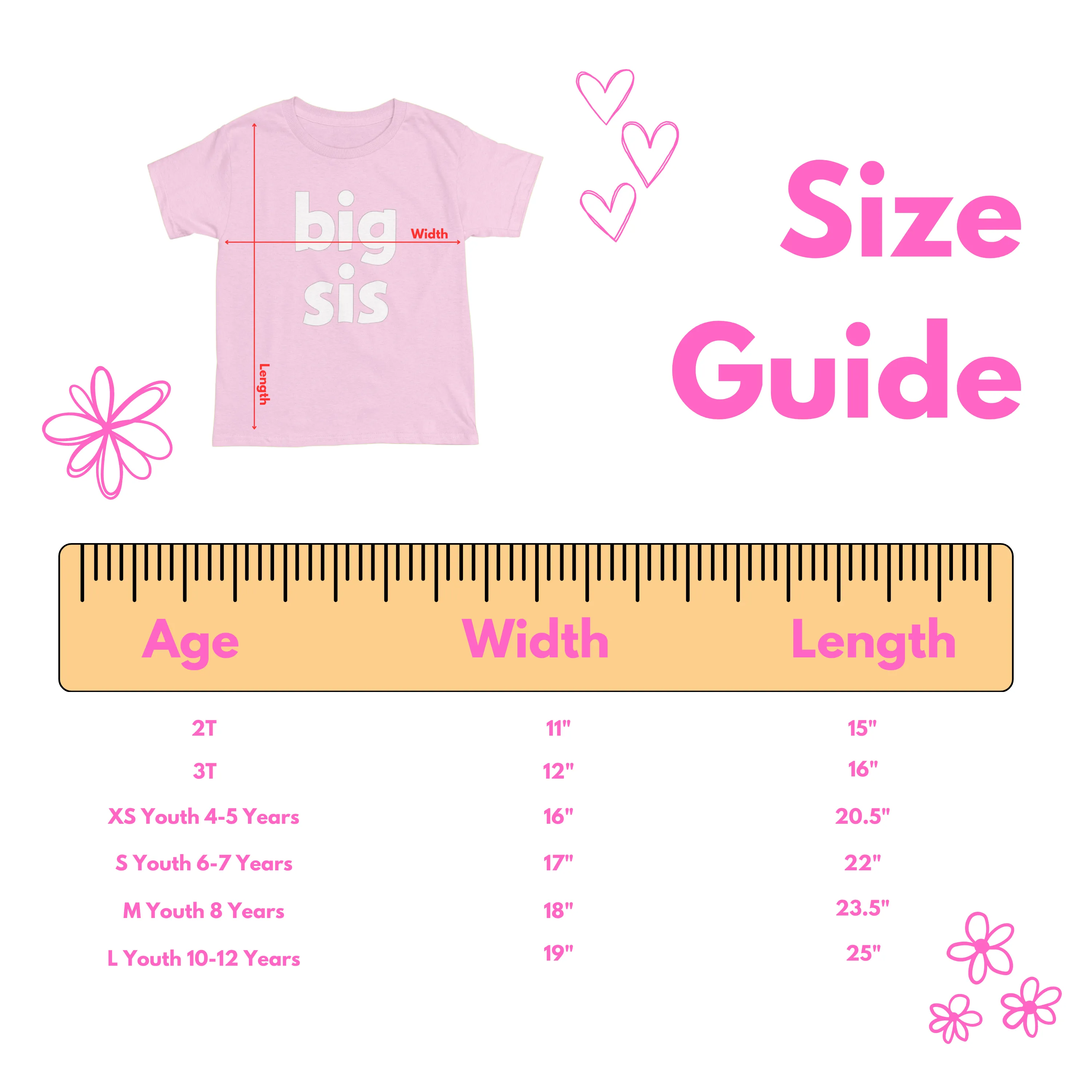 Big Sis & Little Sis T-Shirt & Baby Onesie Set