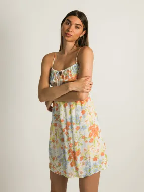 BILLABONG FEELIN BLUE MINI SLIP DRESS - CLEARANCE