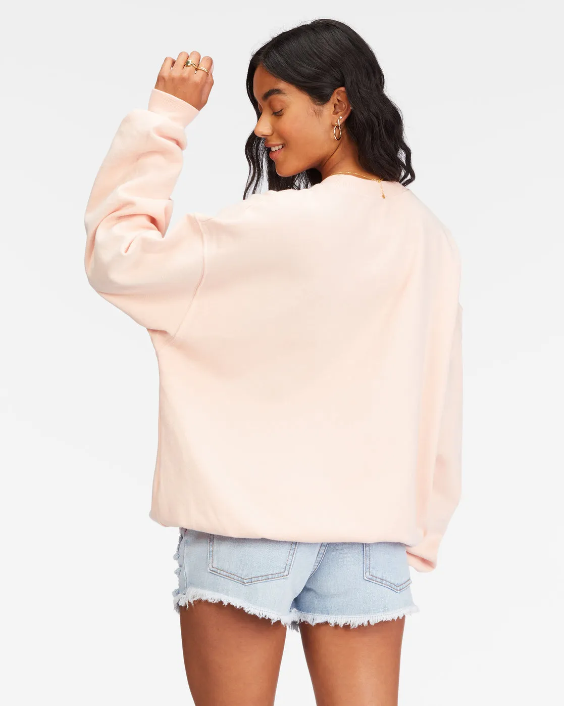 Billabong Ride In Sweatshirt-Lifes A Peach