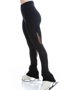 Black High Waist Supplex Legging With Mesh