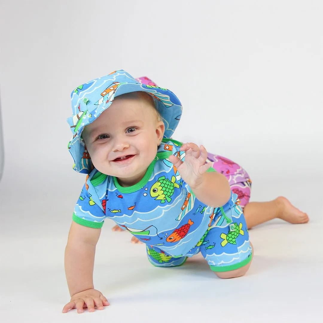 Boat And Fish Short Romper [only 6 Months left]