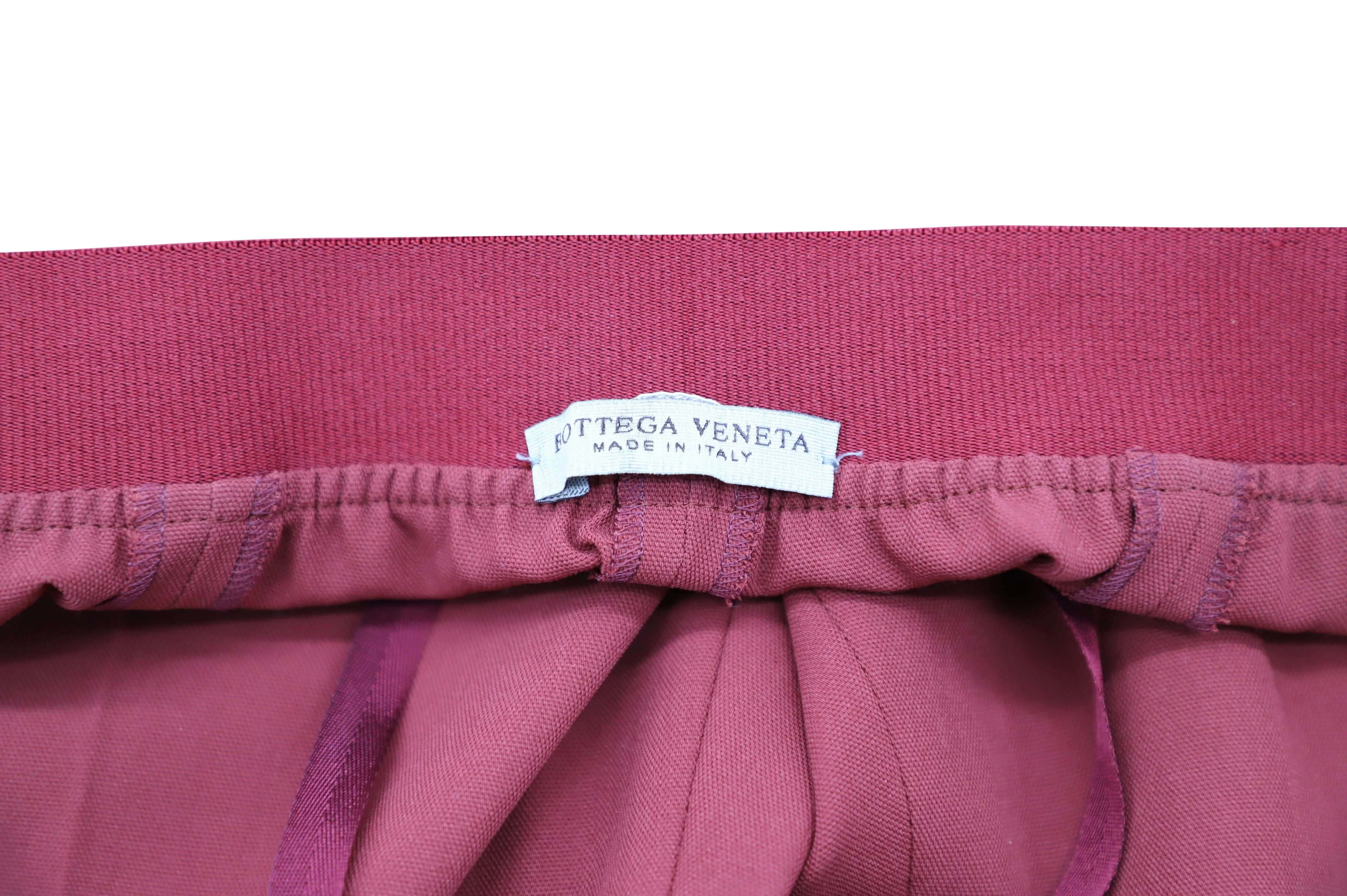 Bottega Veneta Pants in Red Wool