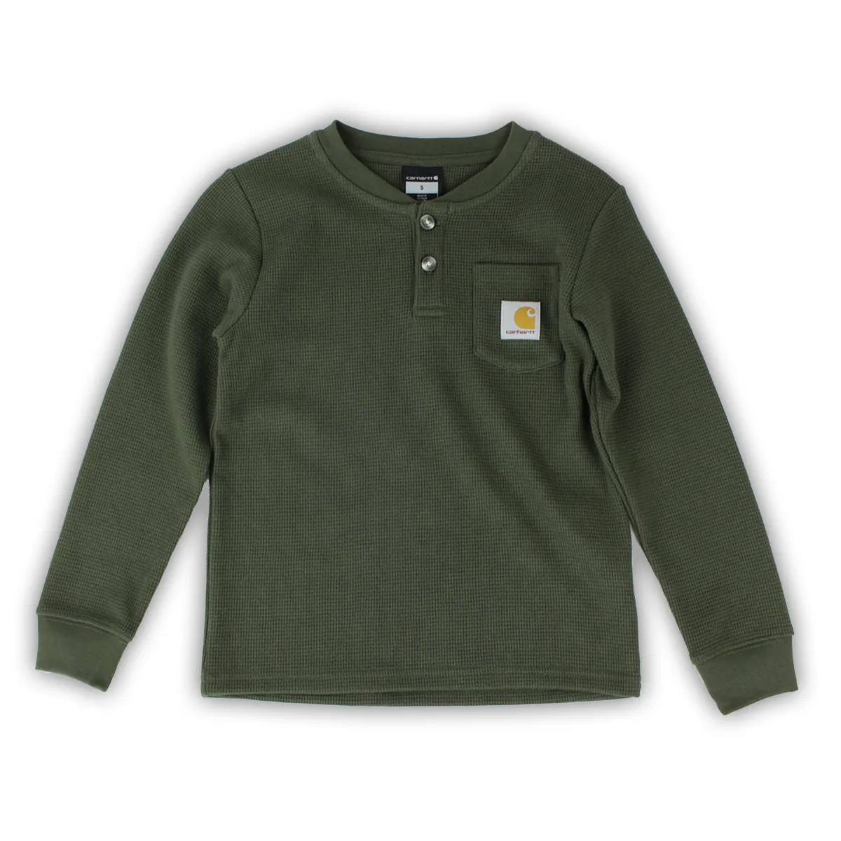 Boys' Long-Sleeve Henley Pocket T-Shirt CA6614