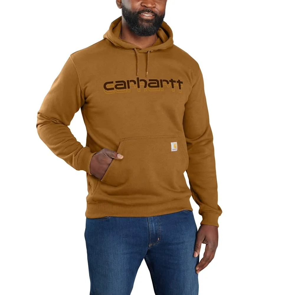 Carhartt 105679 Men's Rain Defender Loose Fit Midweight Logo Graphic Sweatshirt