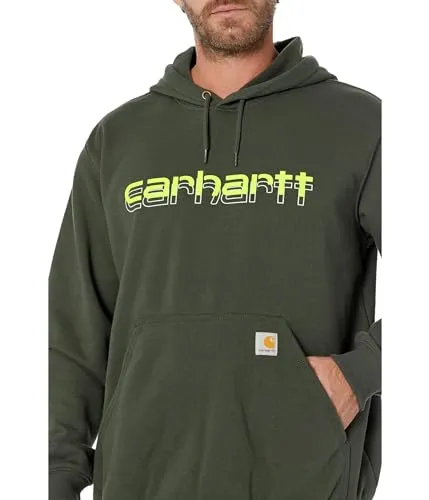 Carhartt 105679 Men's Rain Defender Loose Fit Midweight Logo Graphic Sweatshirt