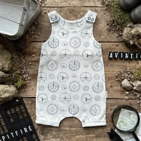 Cockpit Dials Short Romper | Ready To Post