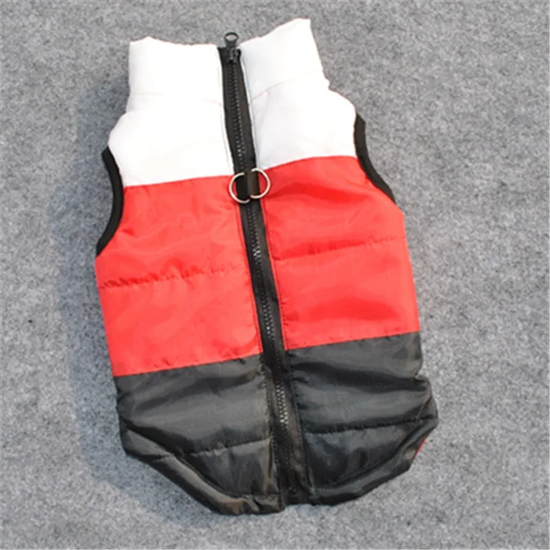 Cool Pattern Windproof Padded Jacket Outfit Puppy Vest