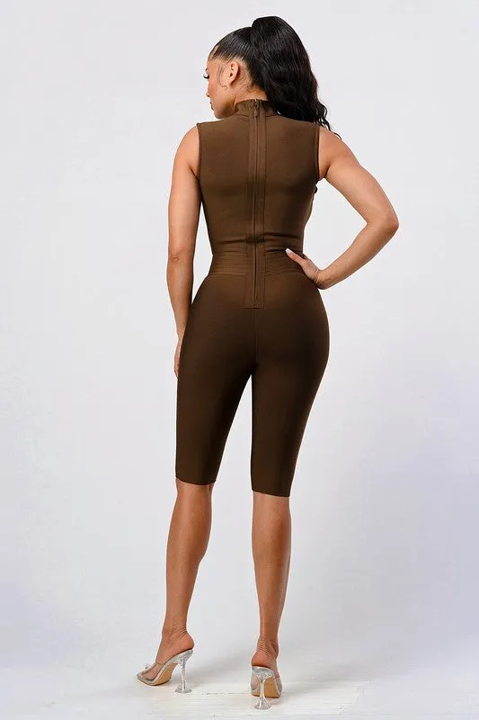 Criss Cross Cic-  Sexy Bandage Romper