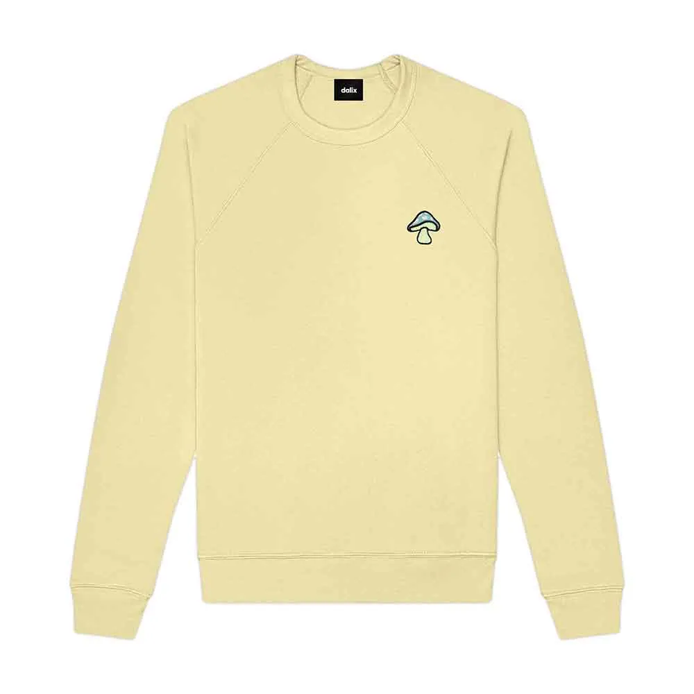 Dalix Mushroom Crewneck Sweatshirt (Glow in the Dark)