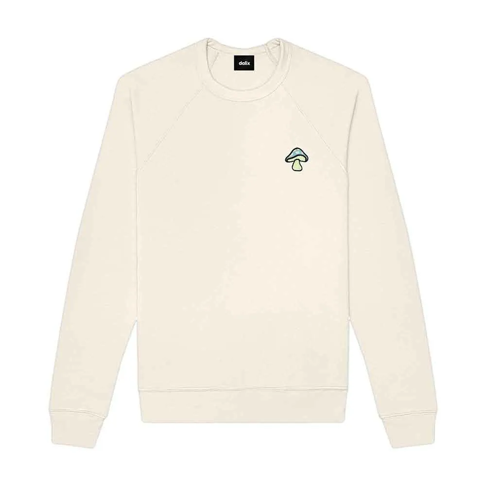 Dalix Mushroom Crewneck Sweatshirt (Glow in the Dark)