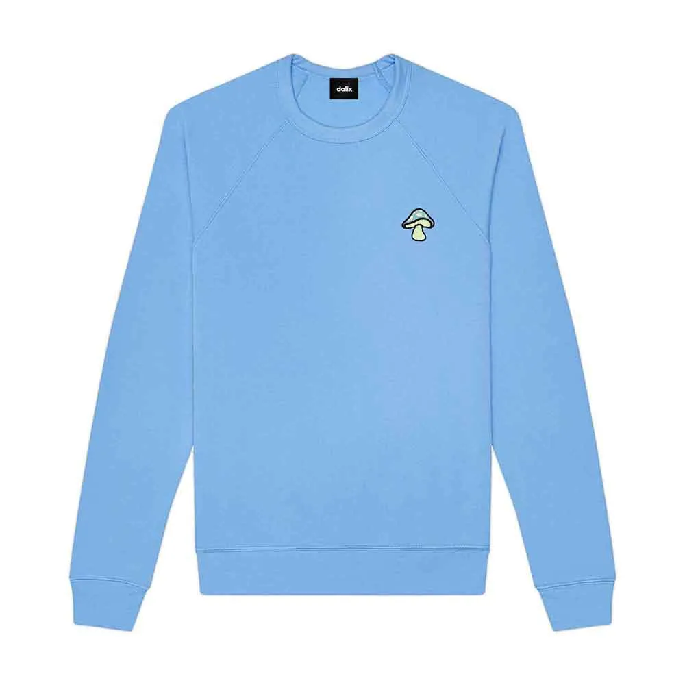 Dalix Mushroom Crewneck Sweatshirt (Glow in the Dark)