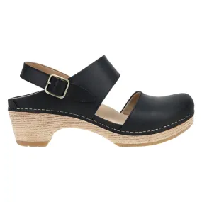 Dansko Women's Lucia Black Oiled Pull Up