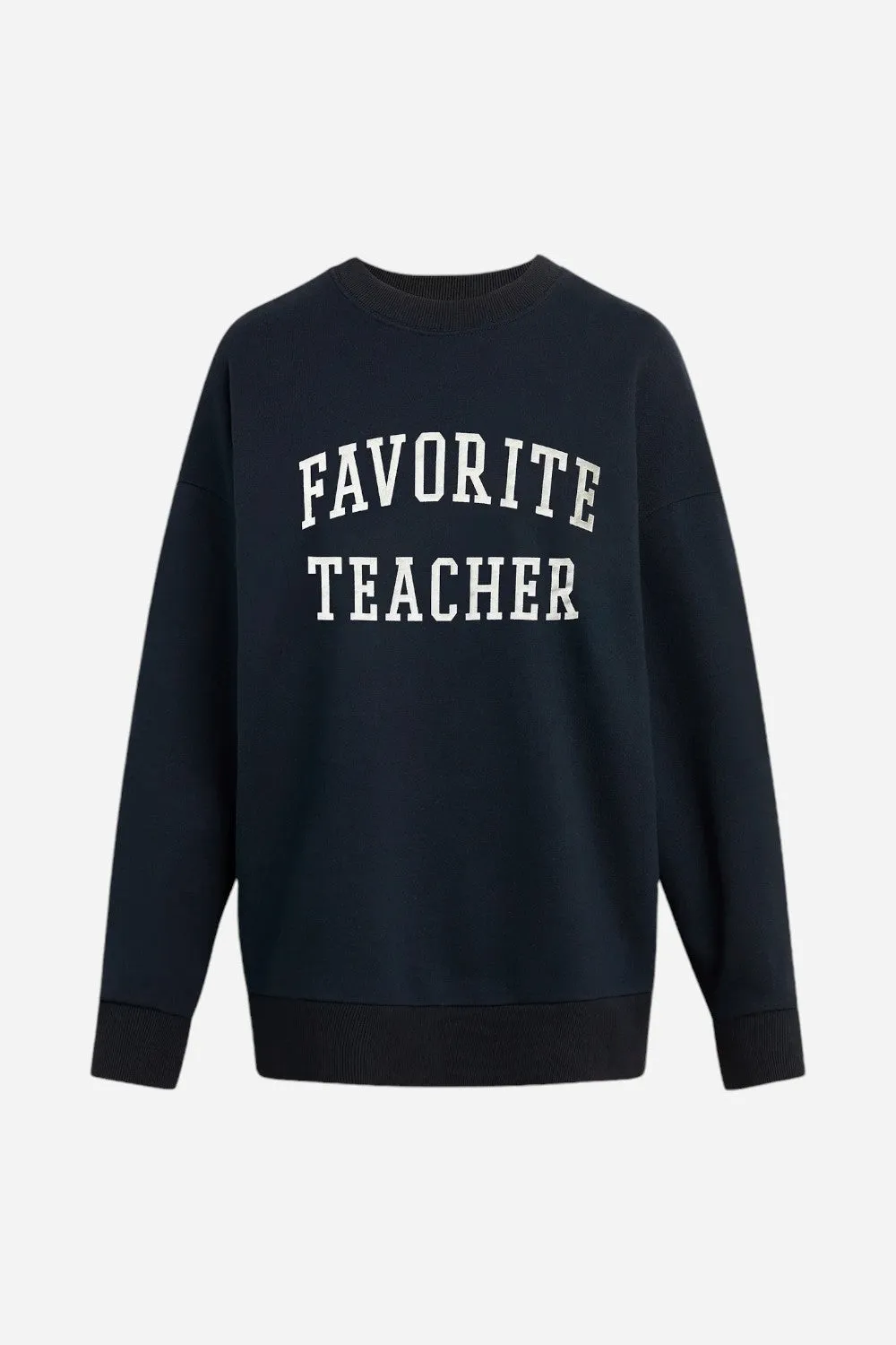 Favorite Daughter Favorite Teacher Sweatshirt Navy