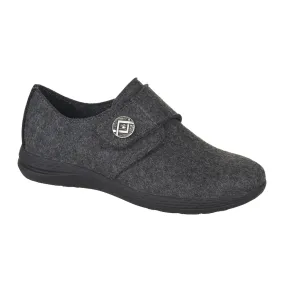 Fidelio Ballari Wide Slip On (Women) - Charcoal