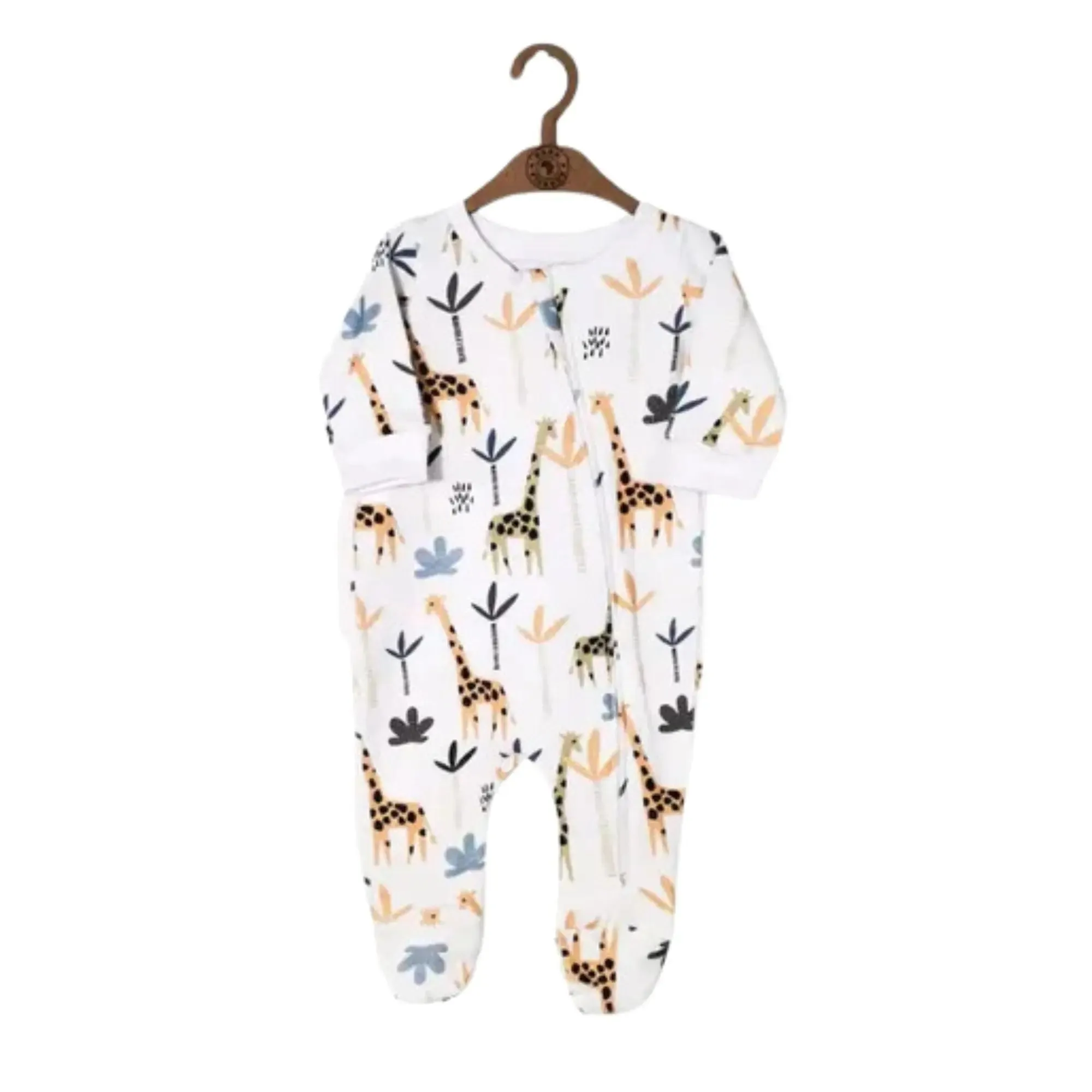 FOOTY ROMPER - GIRAFFE