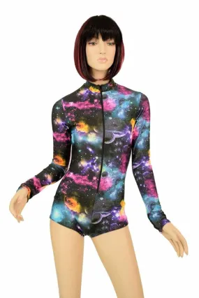 Galaxy "Stella" Zipper Romper