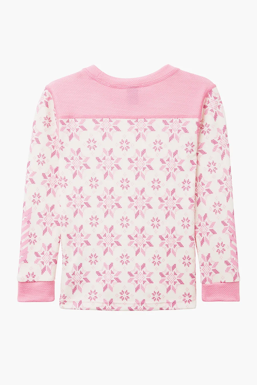 Girls Baselayer Helly Hansen Kids Lifa Merino Set Sugar Pink