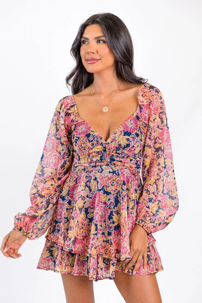 Give It Meaning Floral Long Sleeve Romper