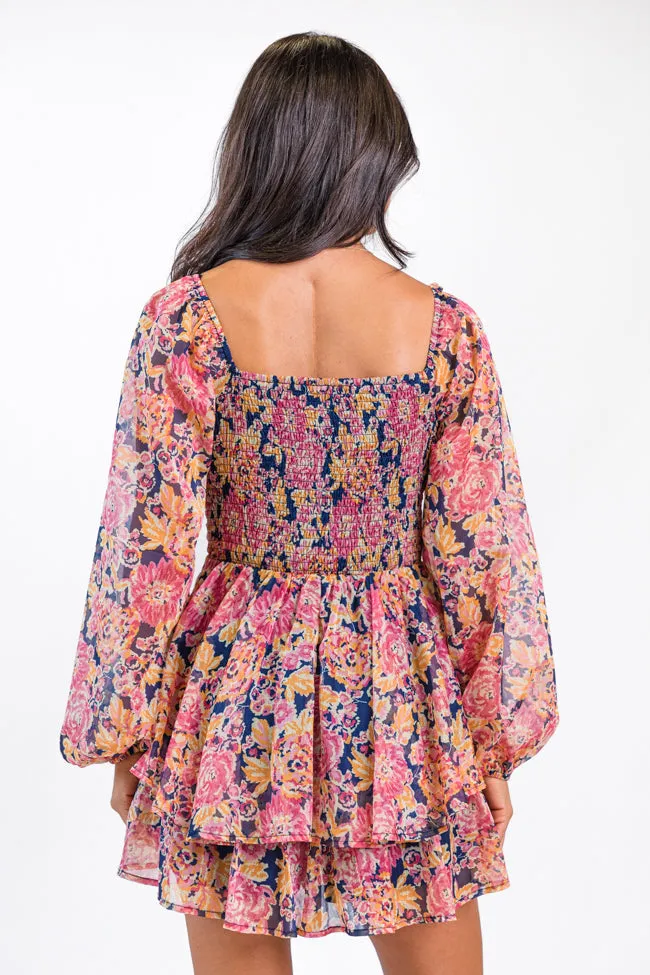 Give It Meaning Floral Long Sleeve Romper