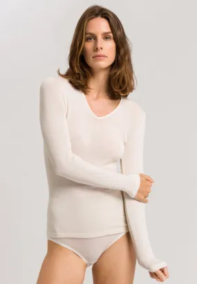 Hanro Cygne Woollen Silk Long Sleeve Shirt