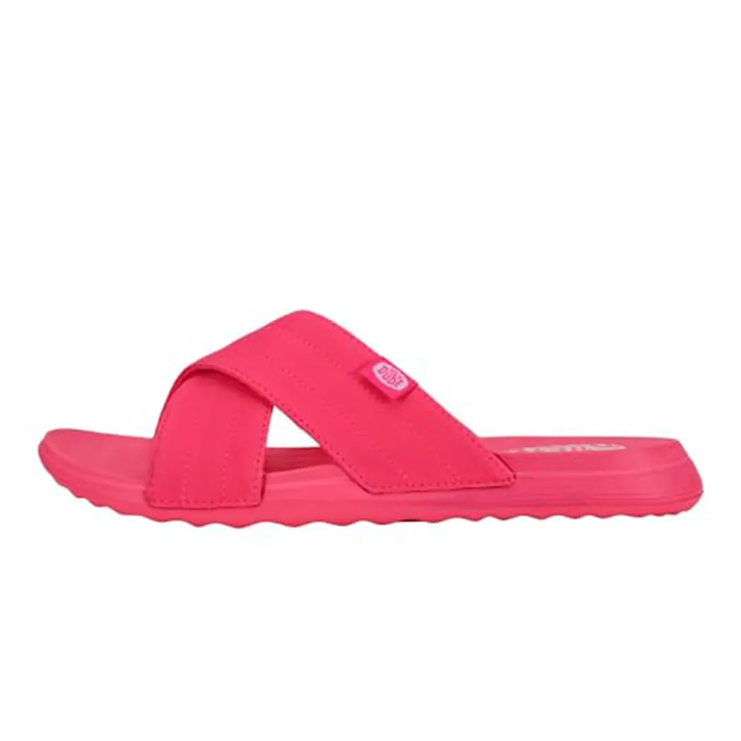 Hey Dude Christi Electric Pink Slides