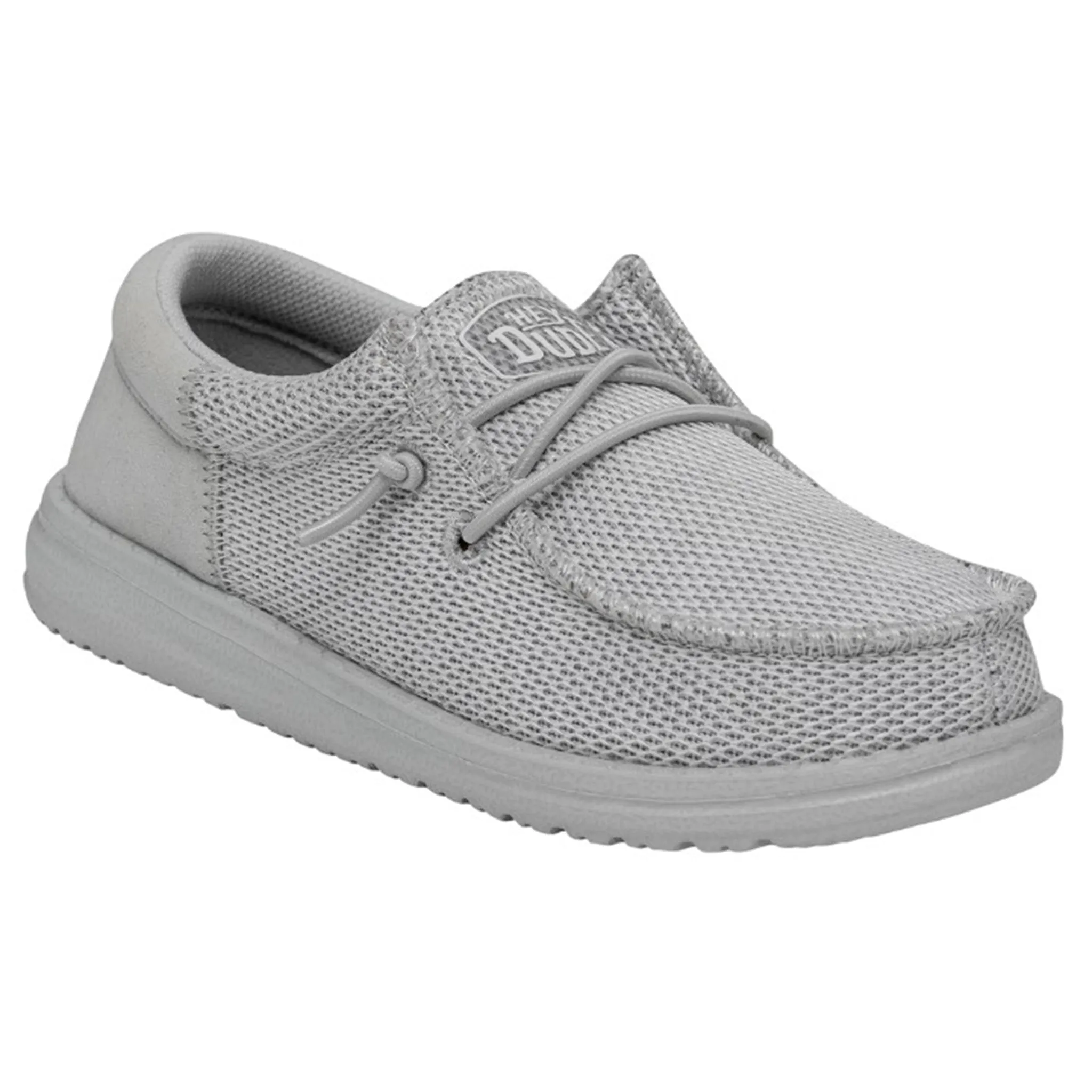 Hey Dude Youth Wally Funk Mono Light Grey