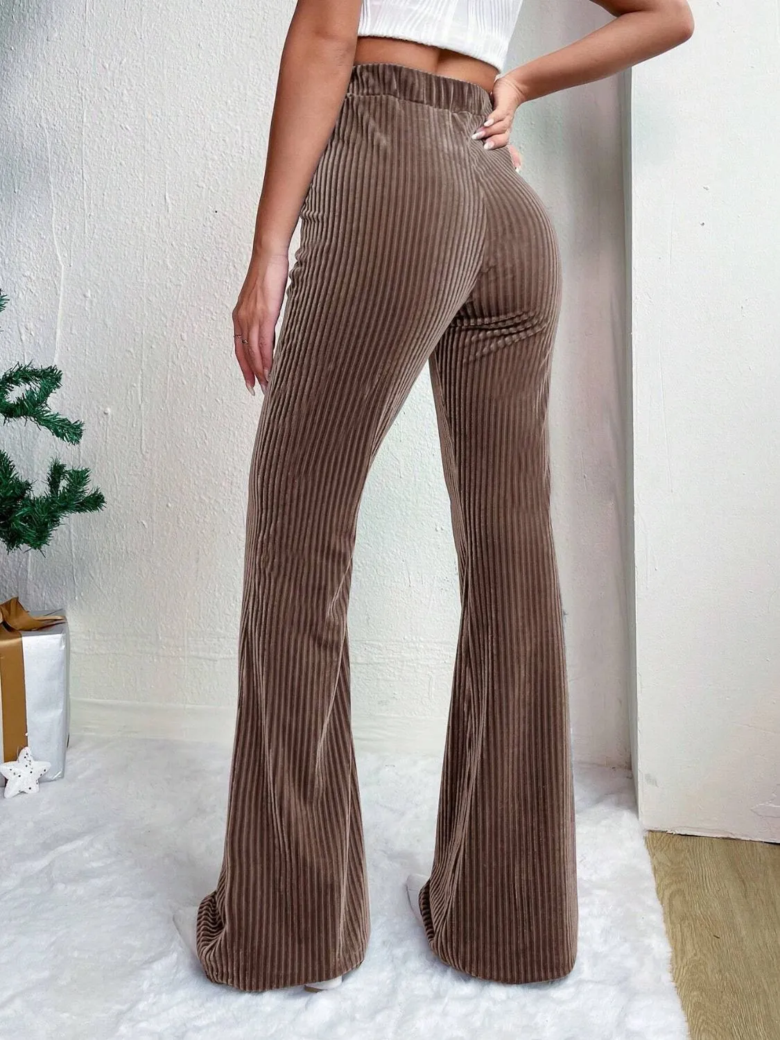 High Waist Flare Pants | Casual Fashion | Winter Fashion