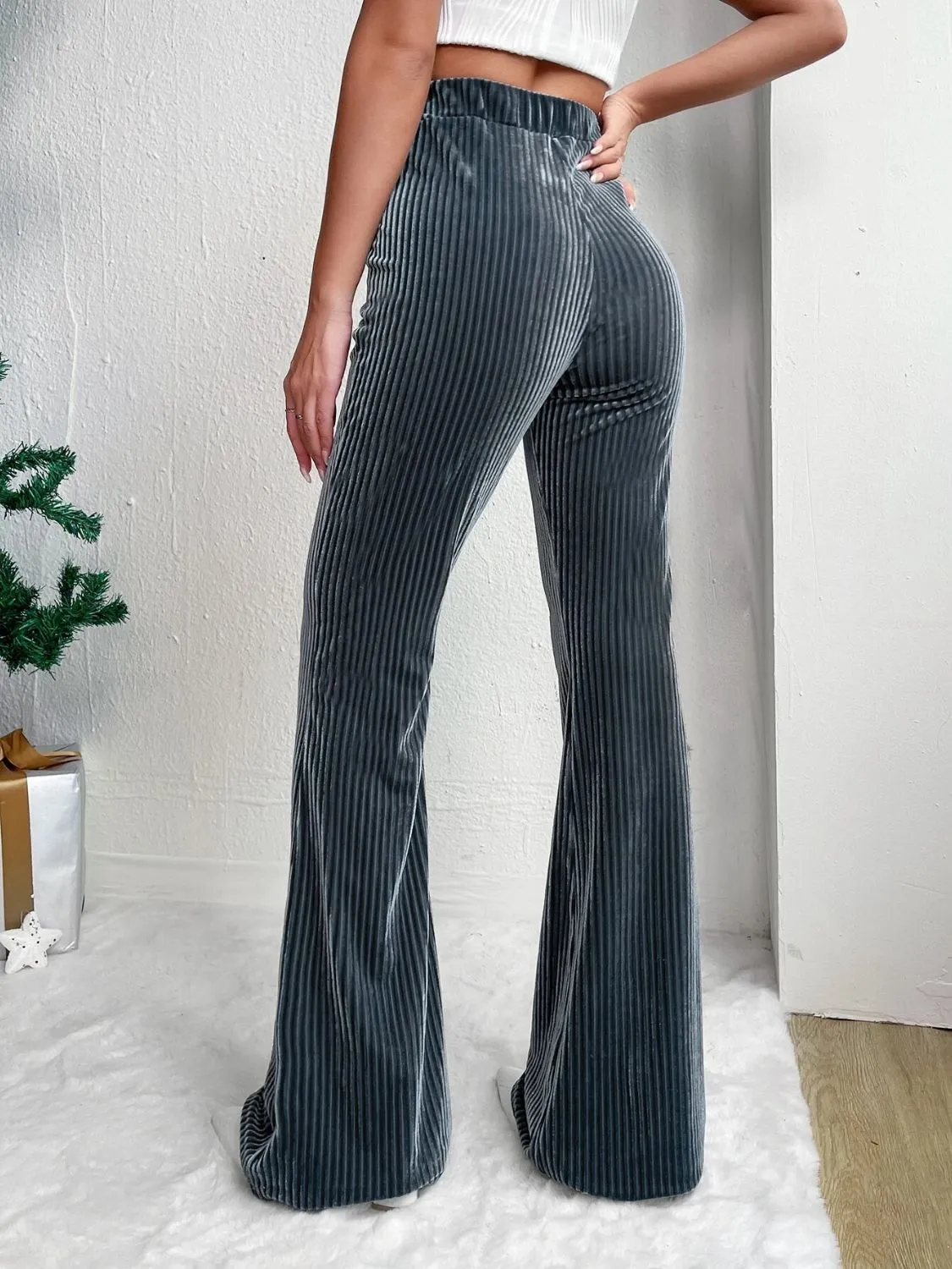 High Waist Flare Pants | Casual Fashion | Winter Fashion