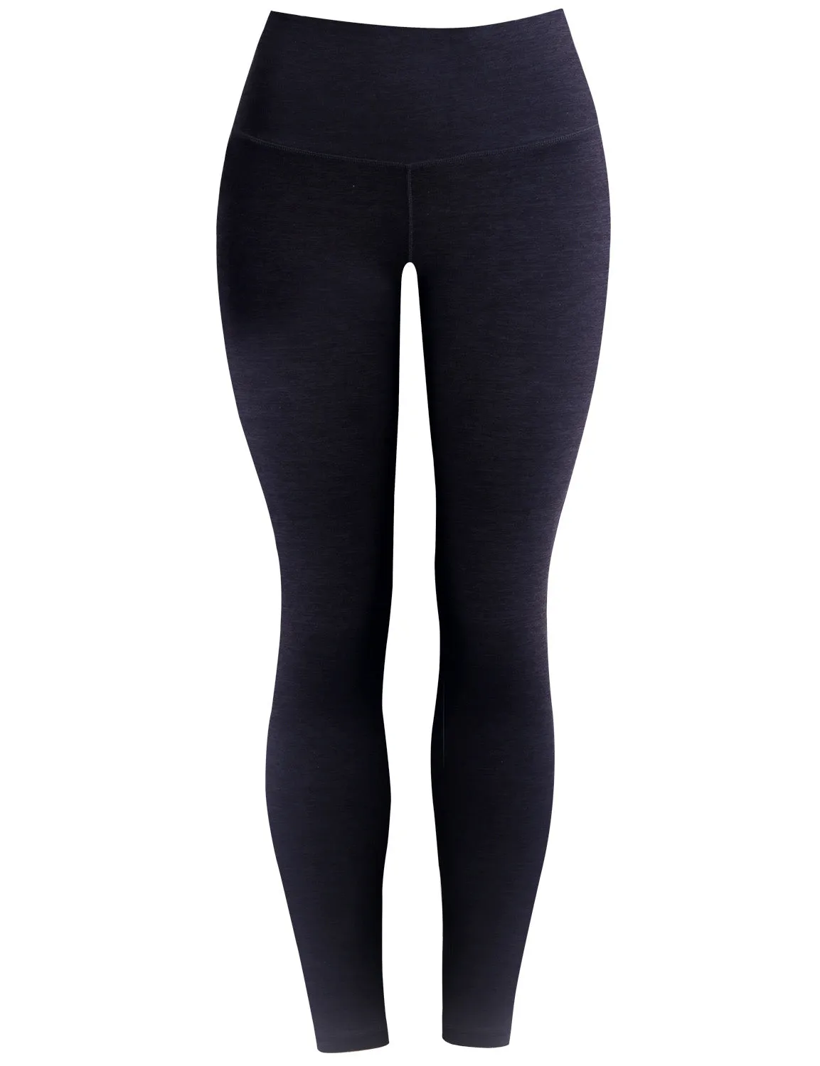 High Waist Gym Pants heatherdarknavy_Gym