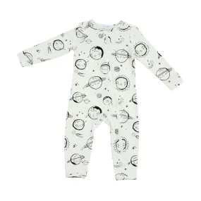 Huggable Planets Zipper Romper Size 0-3 Months